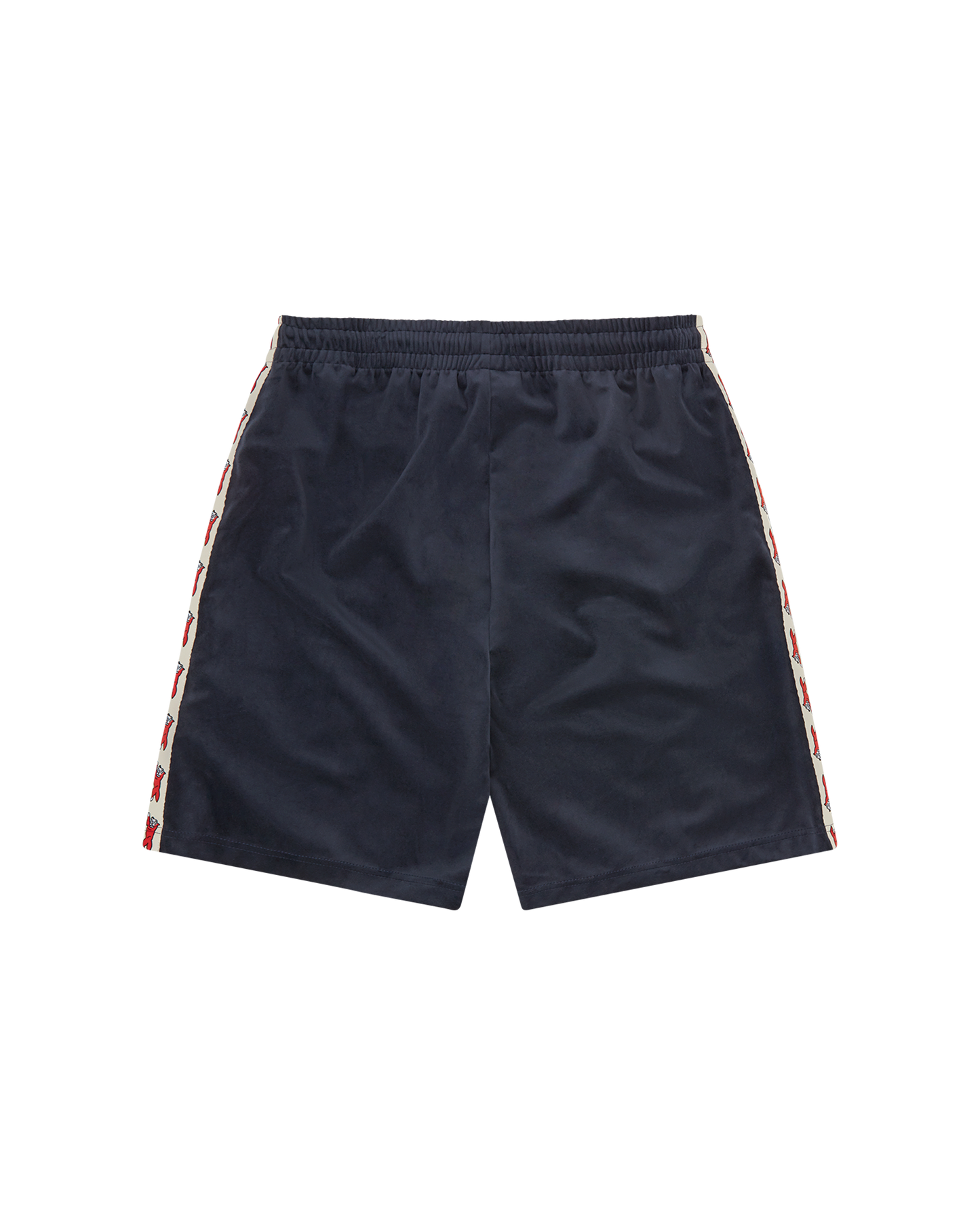 Running Dog Taped Velour Track Shorts