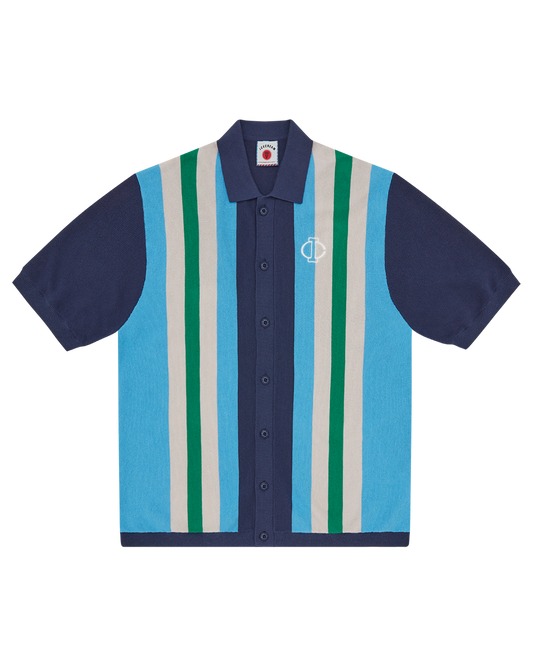 Collared Knitted Polo Shirt