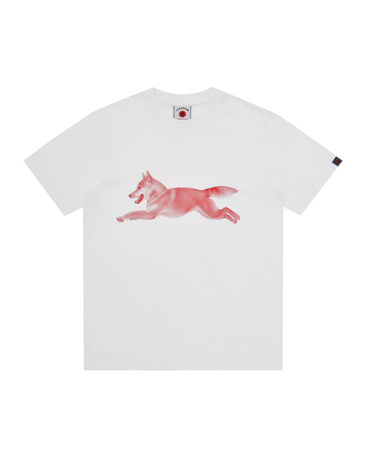 Halftone Running Dog T-Shirt