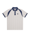 Raglan Pinstripe Polo Shirt