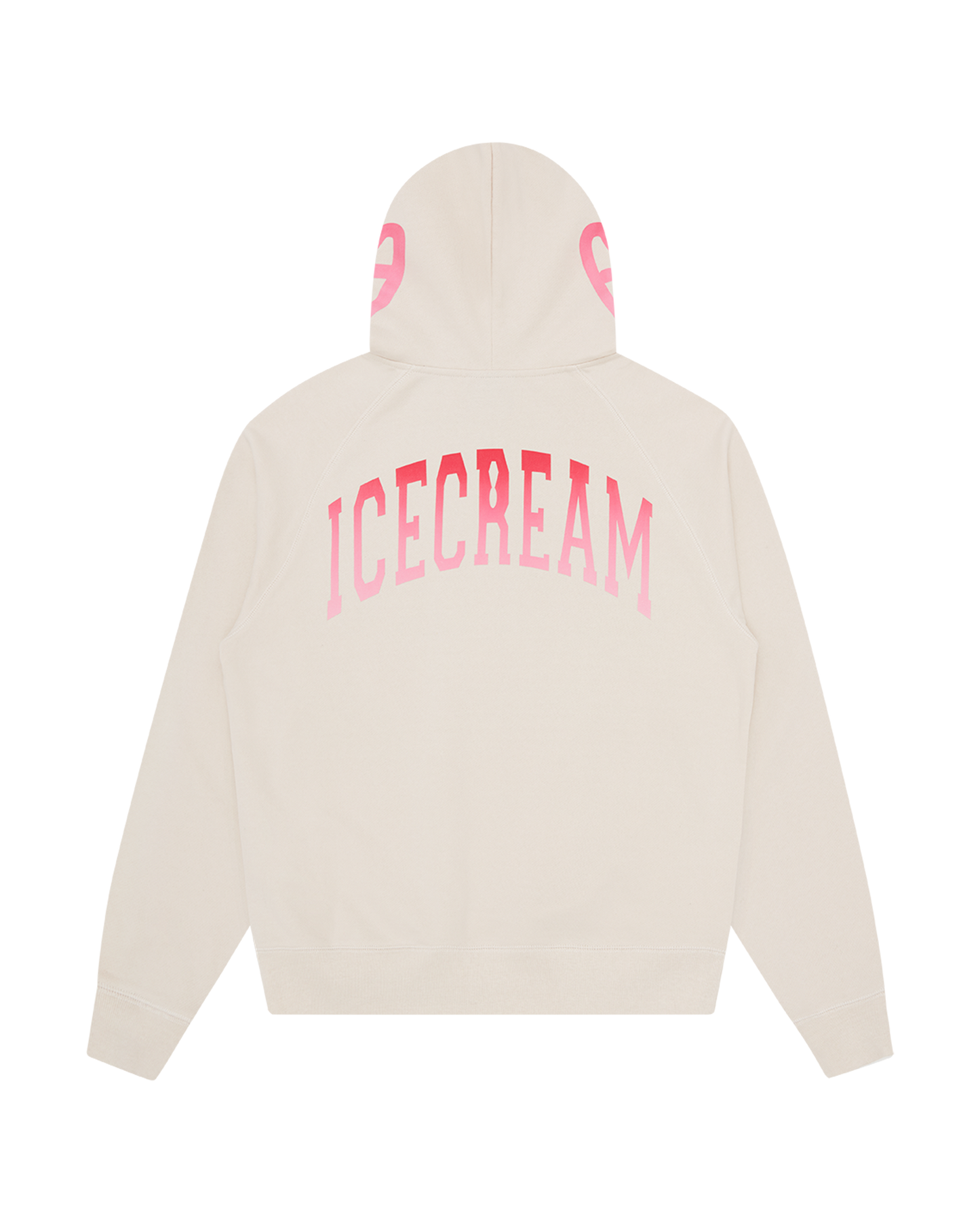 Gradient Smiley Zip Through Hood