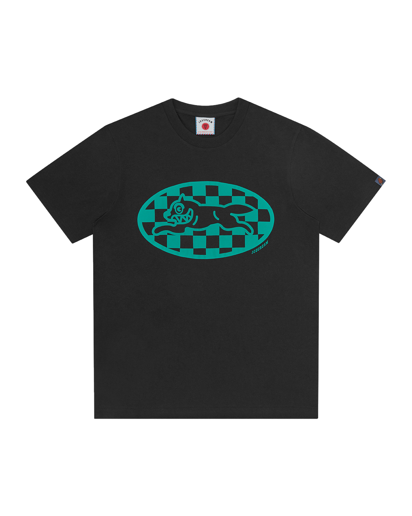 Checker Running Dog T-Shirt