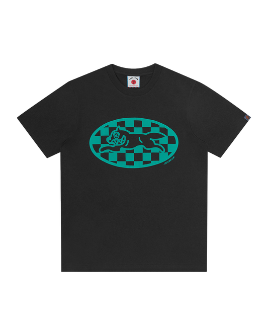 Checker Running Dog T-Shirt