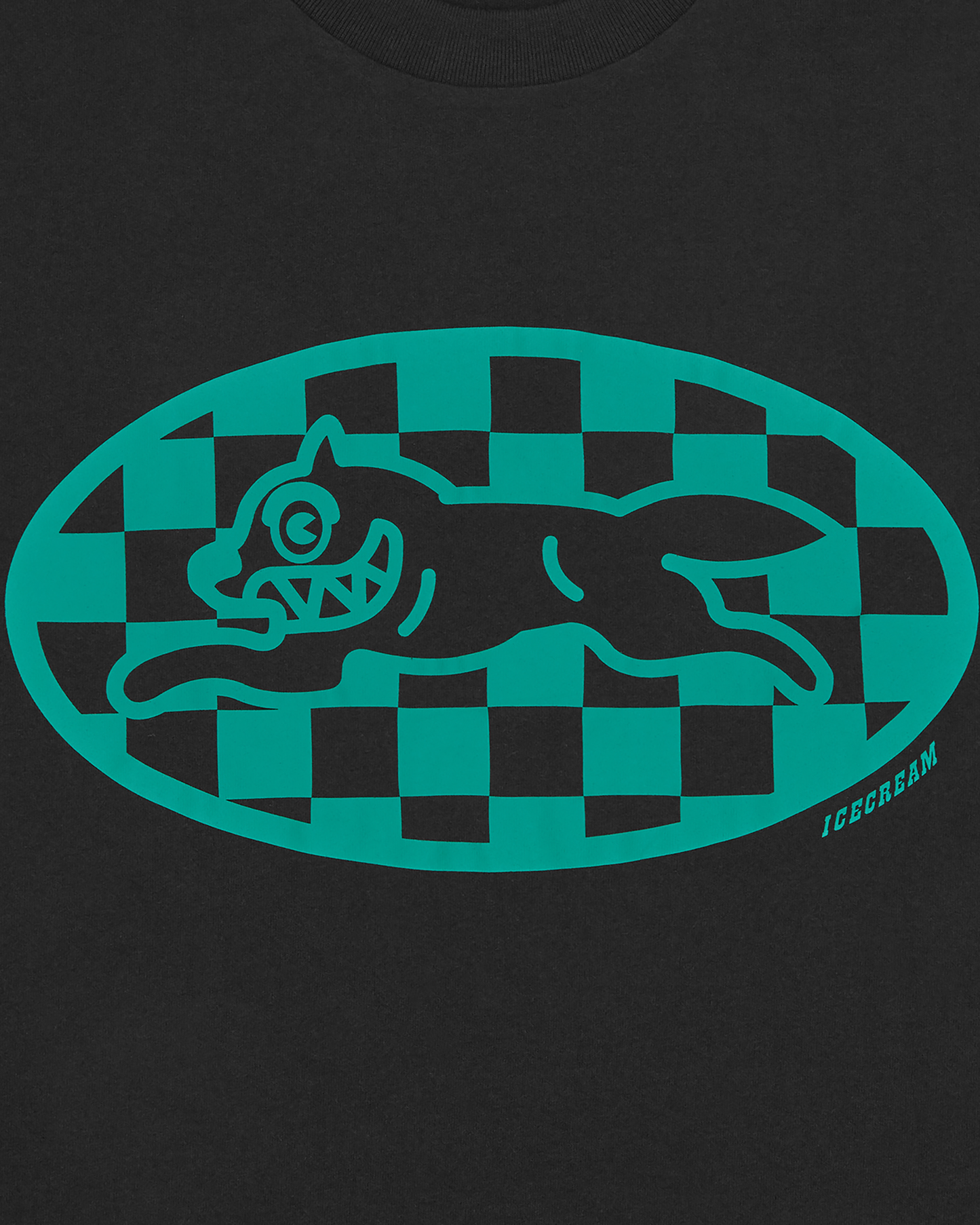 Checker Running Dog T-Shirt