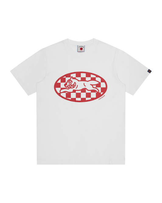 Checker Running Dog T-Shirt