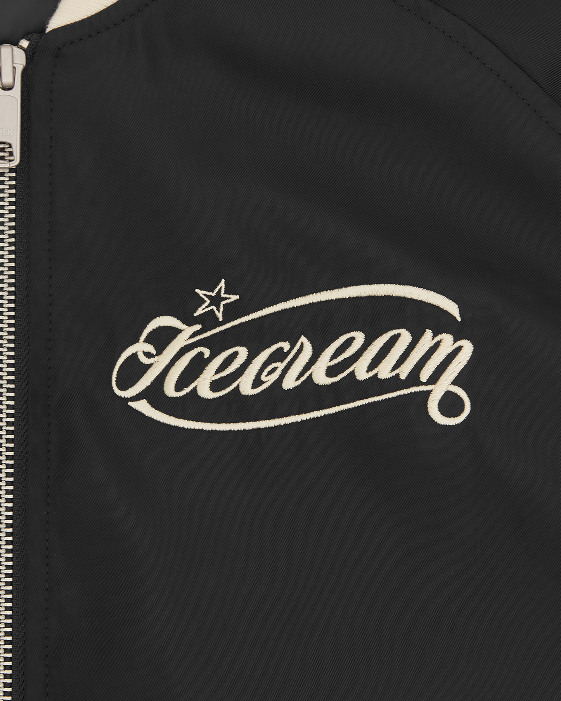 ICECREAM ランニングドッグ スタジャン レーシングジャケット M Running Dog Satin Bomber Jacket – Billionaire Boys Club