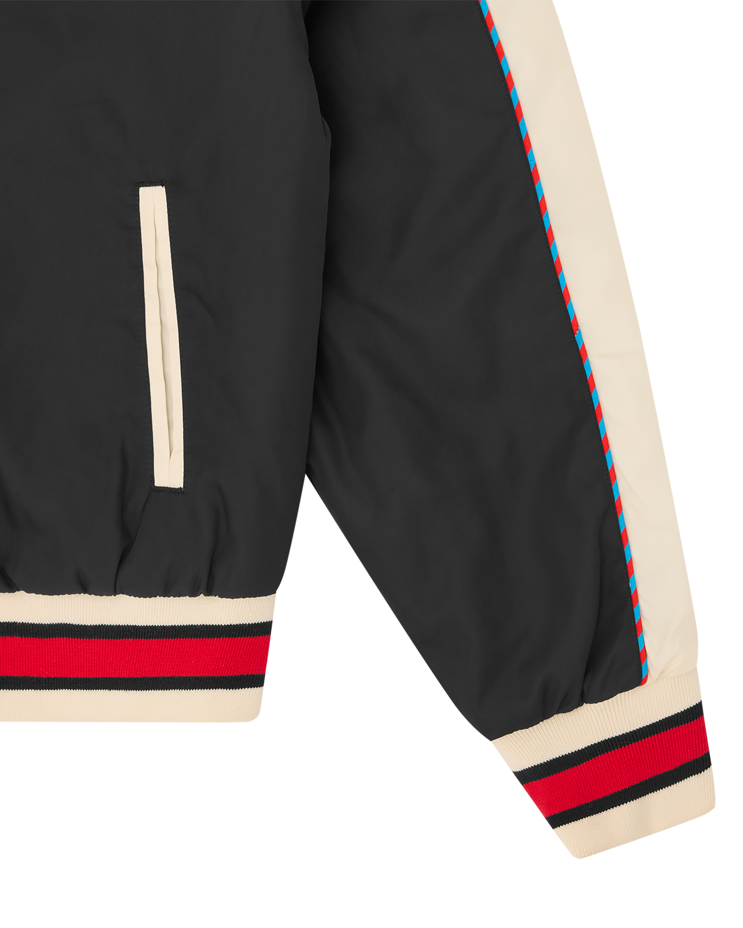 Running Dog Satin Bomber Jacket