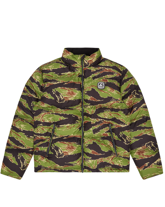 Tiger Stripe Puffer Jacket
