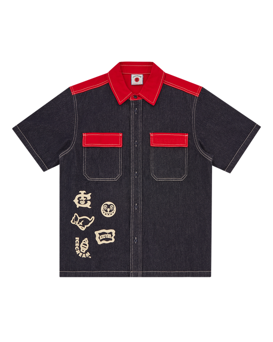 Factory Made Denim Work Shirt