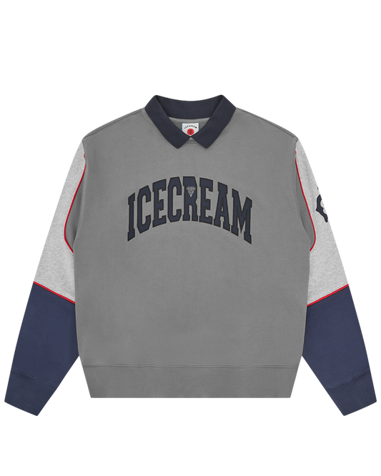 Collared Warm-Up Sweatshirt