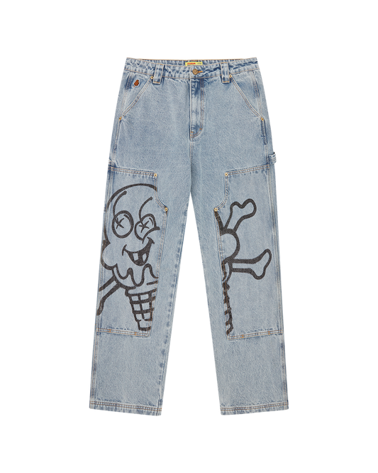 Cone & Bones Denim Carpenter Pants