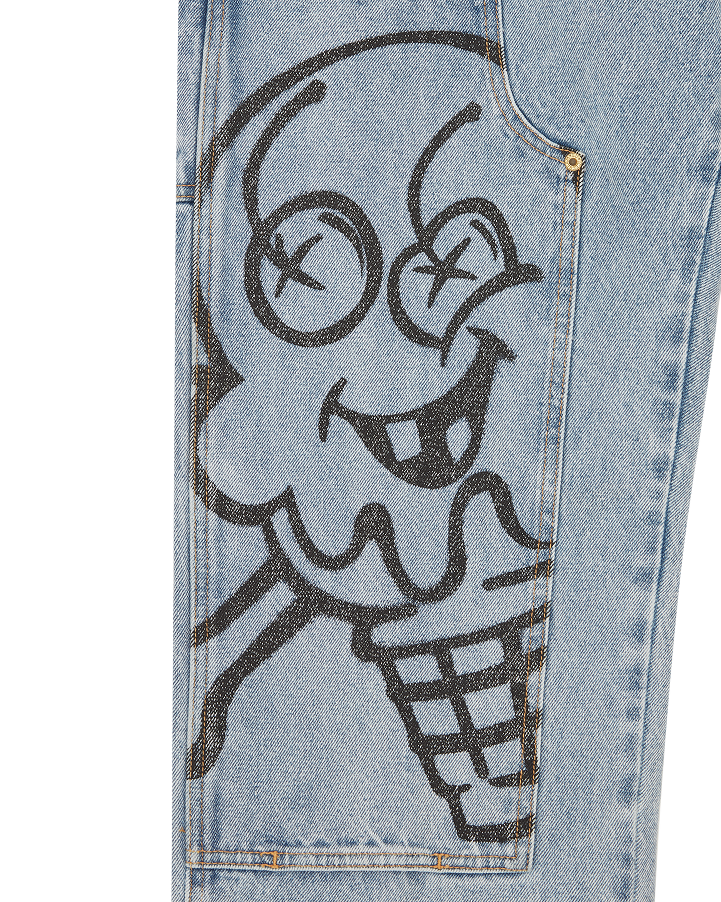 Cone & Bones Denim Carpenter Pants