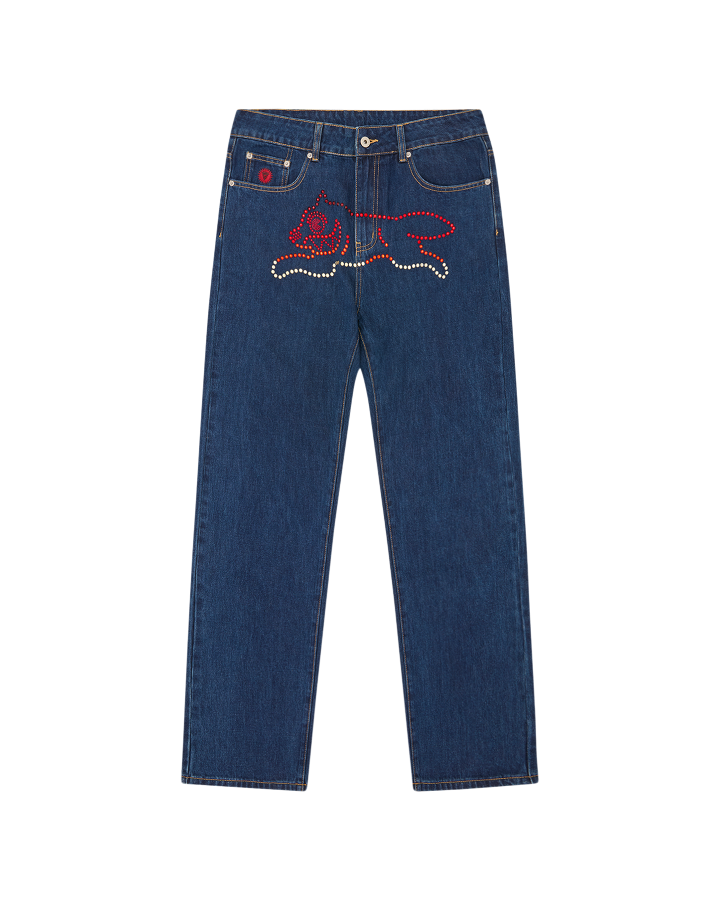 Crystal Running Dog Denim Pant
