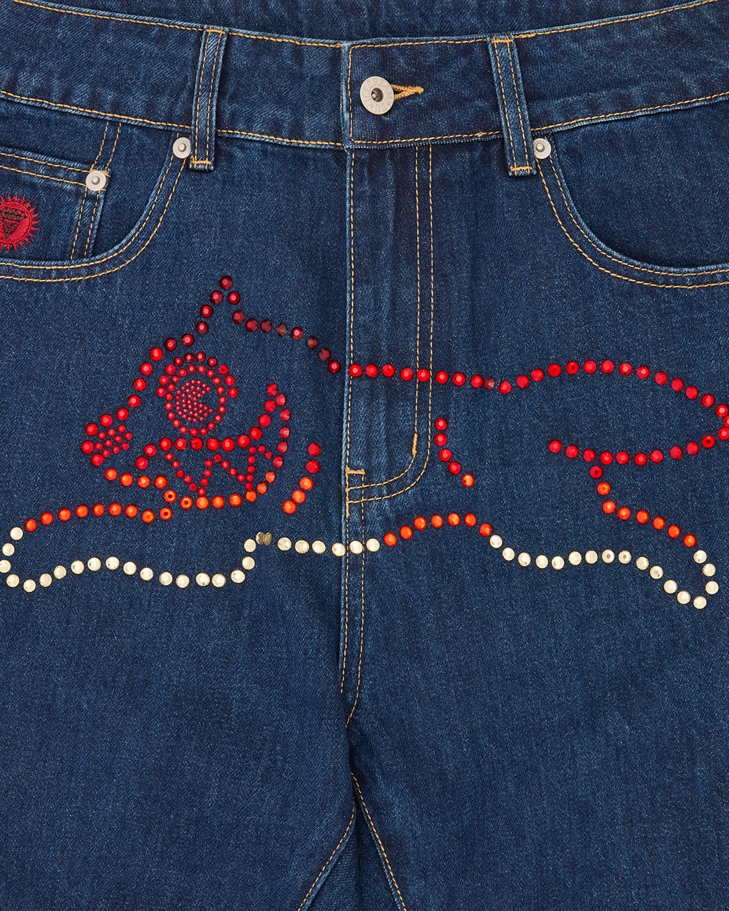 Crystal Running Dog Denim Pant