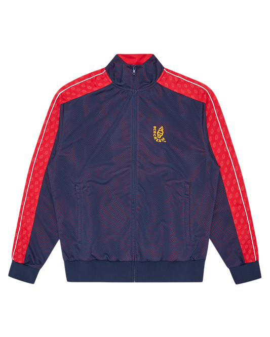 Soft Serve Layered Mesh Track Top