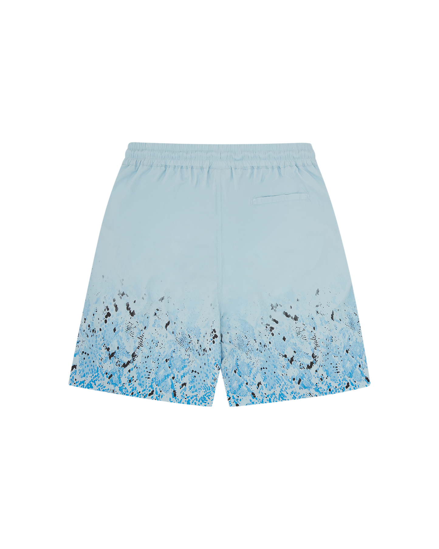 Gradient Snakeskin Running Dog Swim Shorts