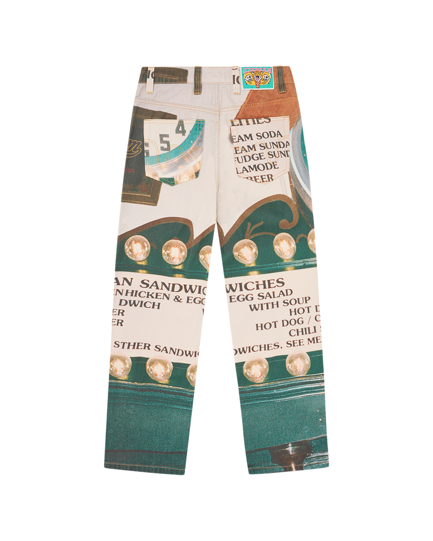 Parlor Double Scoop Denim Pants