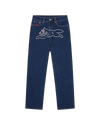 Crystal Running Dog Denim Pants