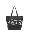 Running Dog Ripstop Denim Tote Bag