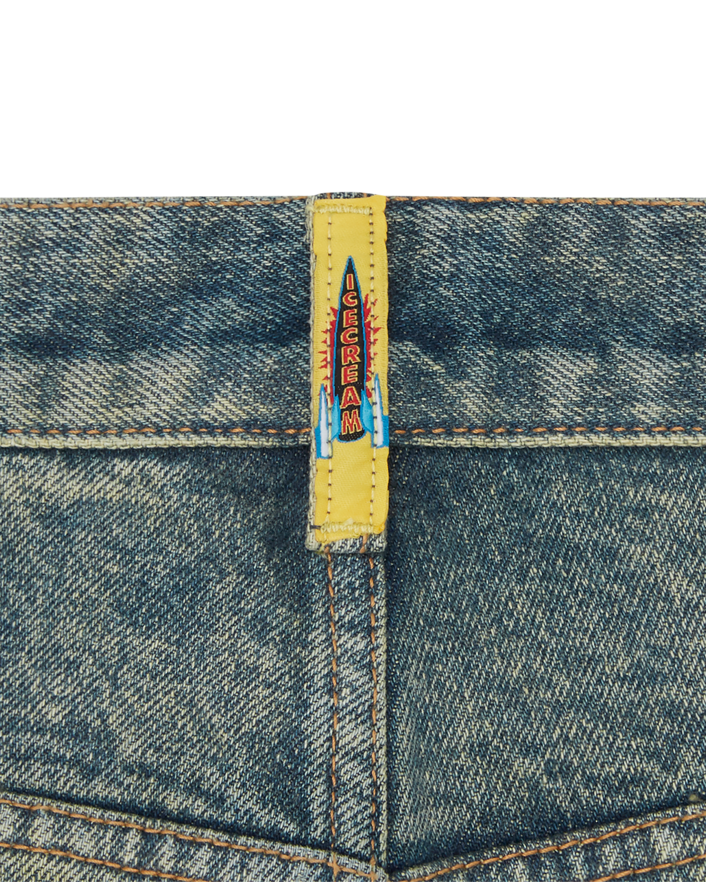 Running Dog Denim Shorts