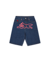 Running Dog Denim Shorts