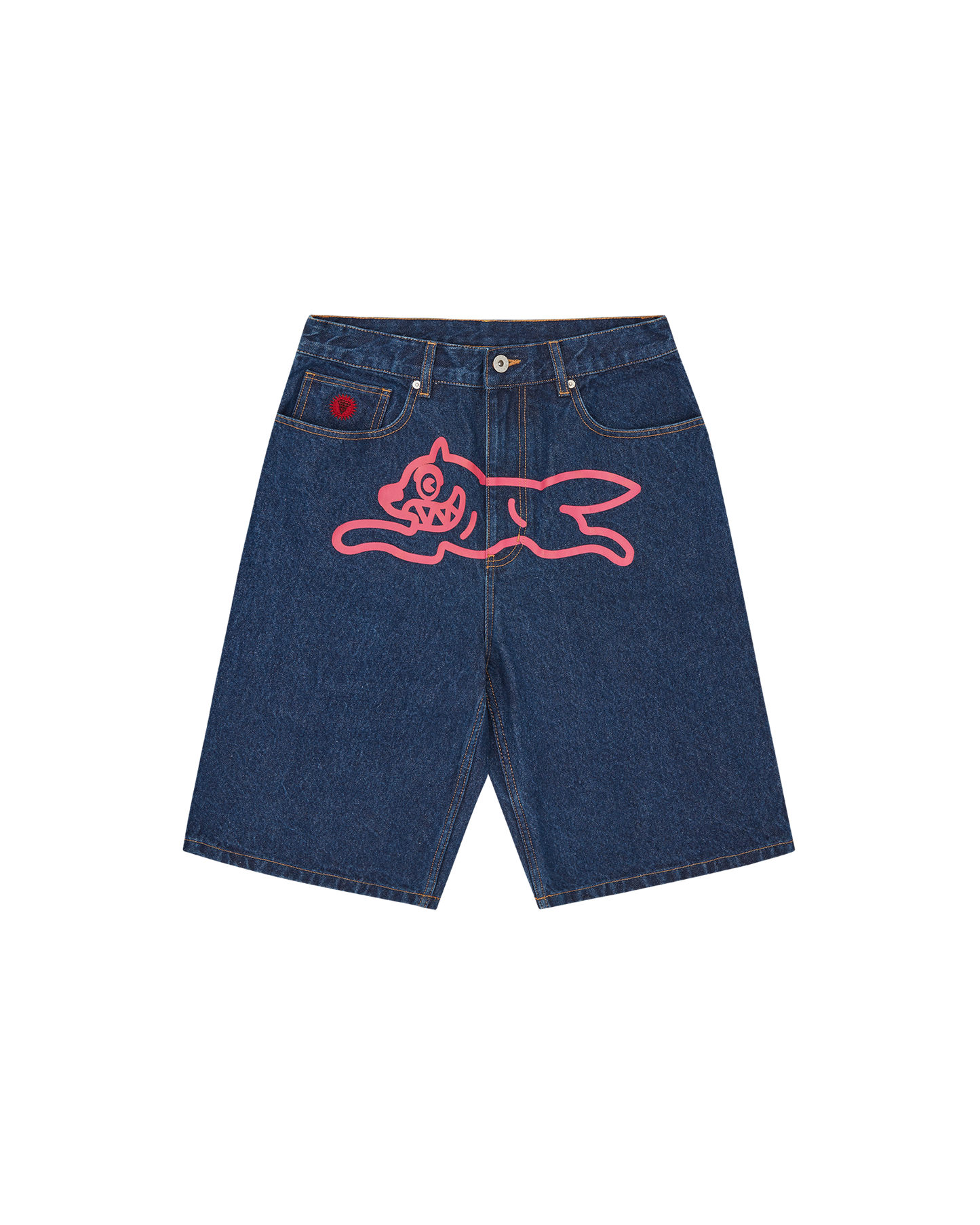 Running Dog Denim Shorts