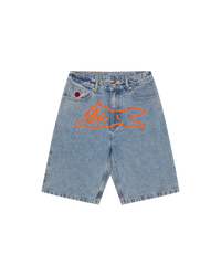 Running Dog Denim Shorts