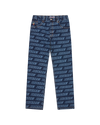 Repeat Logo Double Scoop Denim Pant