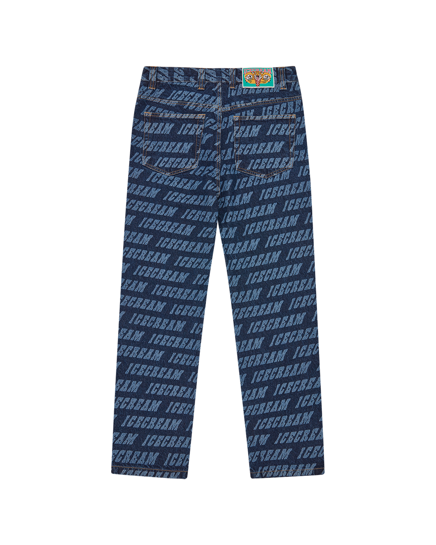 Repeat Logo Double Scoop Denim Pant