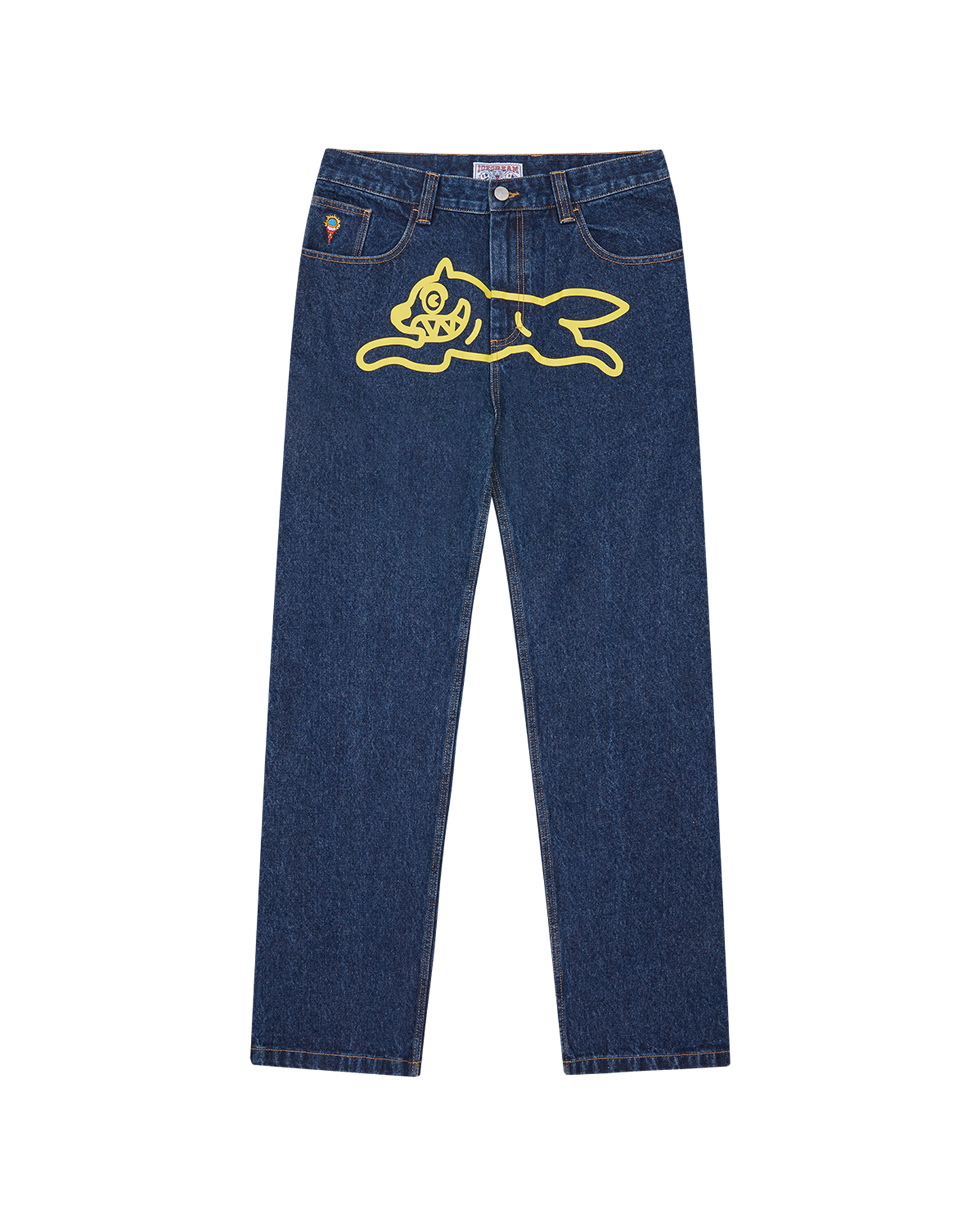 Running Dog Double Scoop Denim Pants