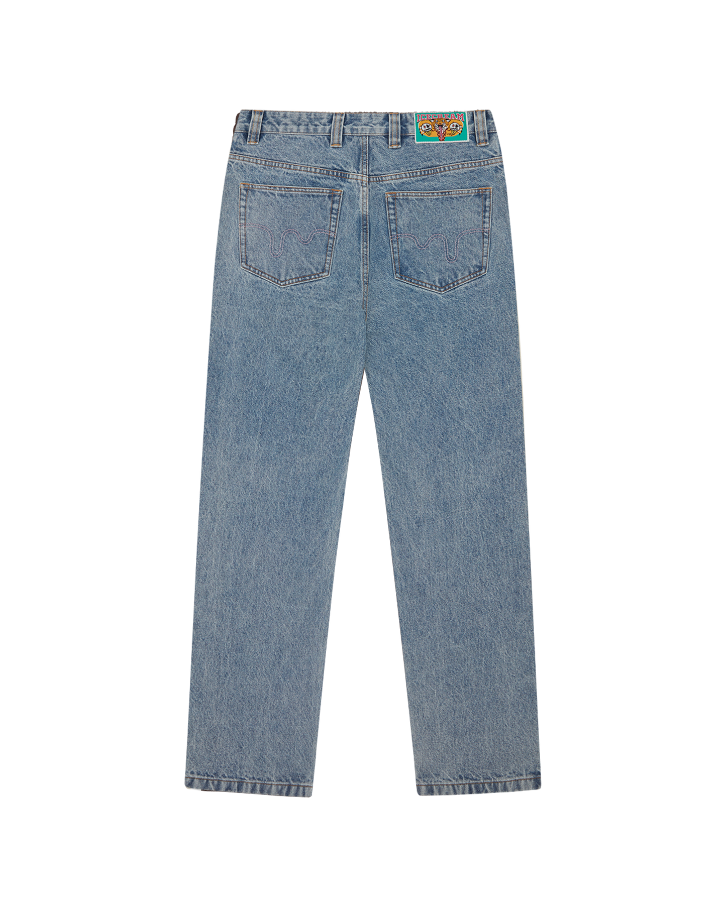 Running Dog Double Scoop Denim Pants