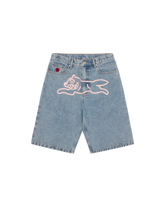 Running Dog Denim Shorts