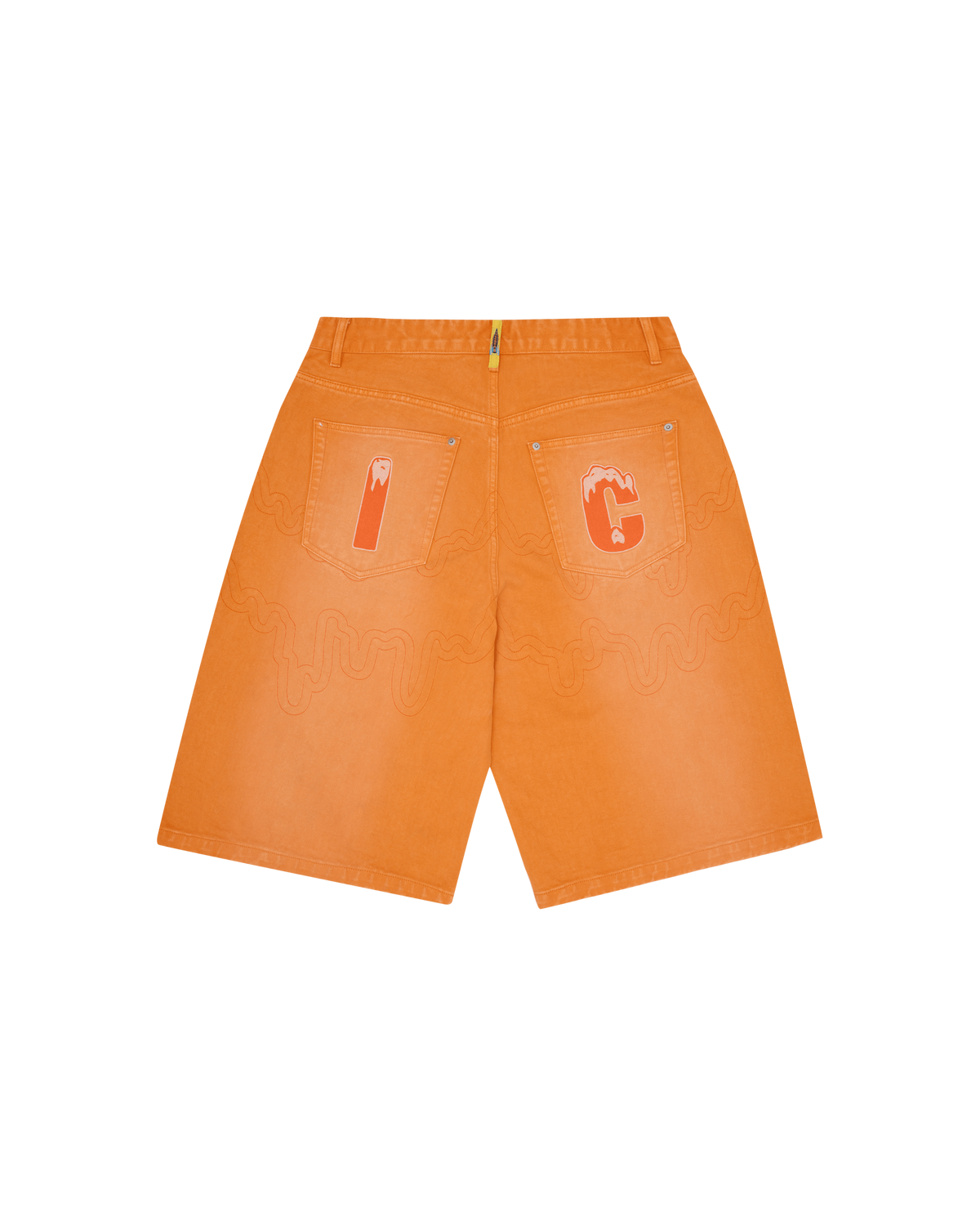 Drippy Denim Shorts
