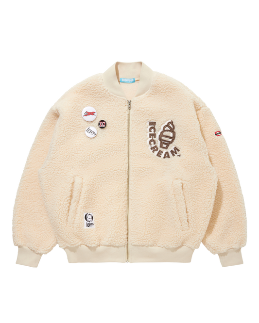Boa Zip Up Varsity Jacket Running Dog – Billionaire Boys Club