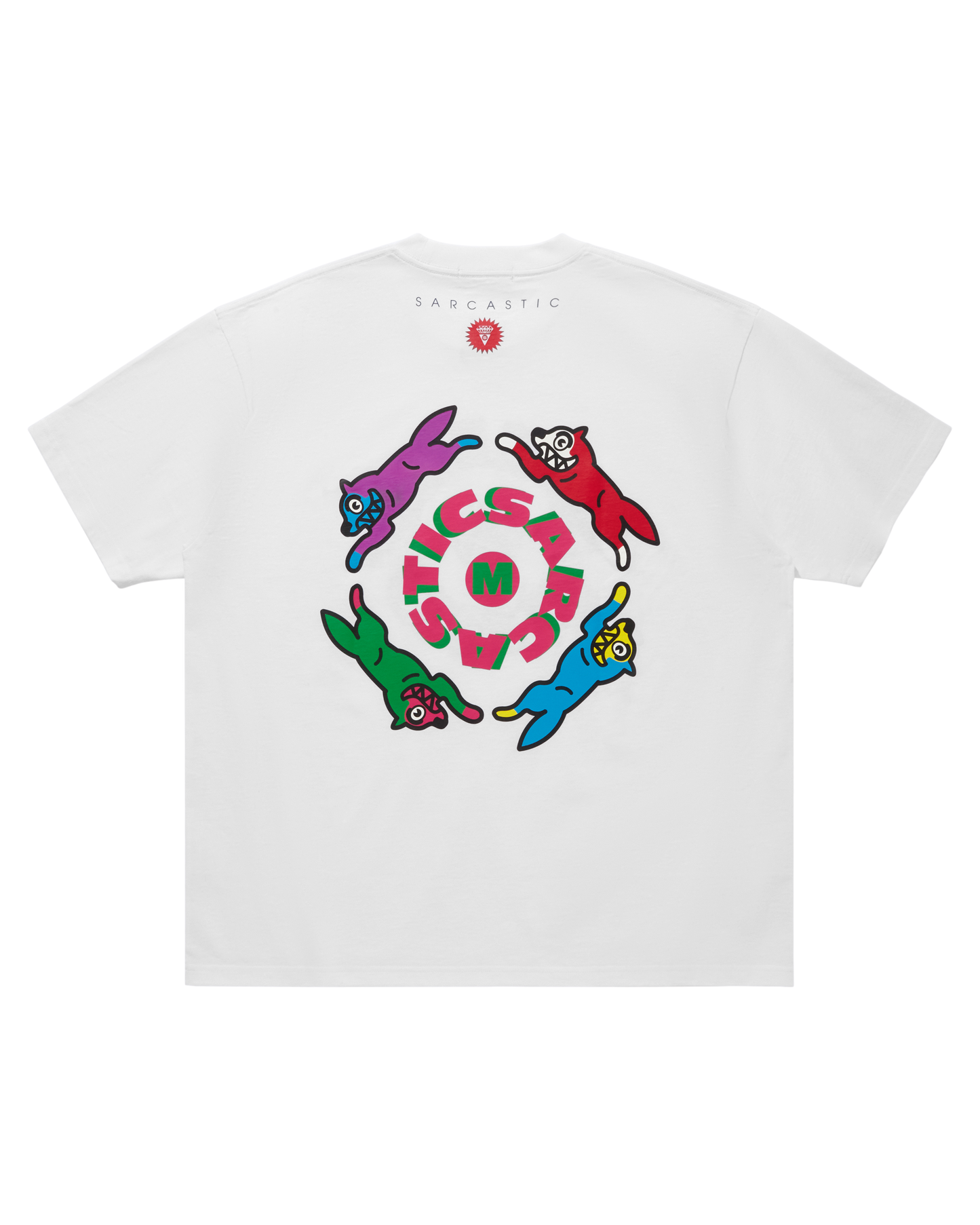 Icecream x Sarcastic Cotton T-Shirt Circle