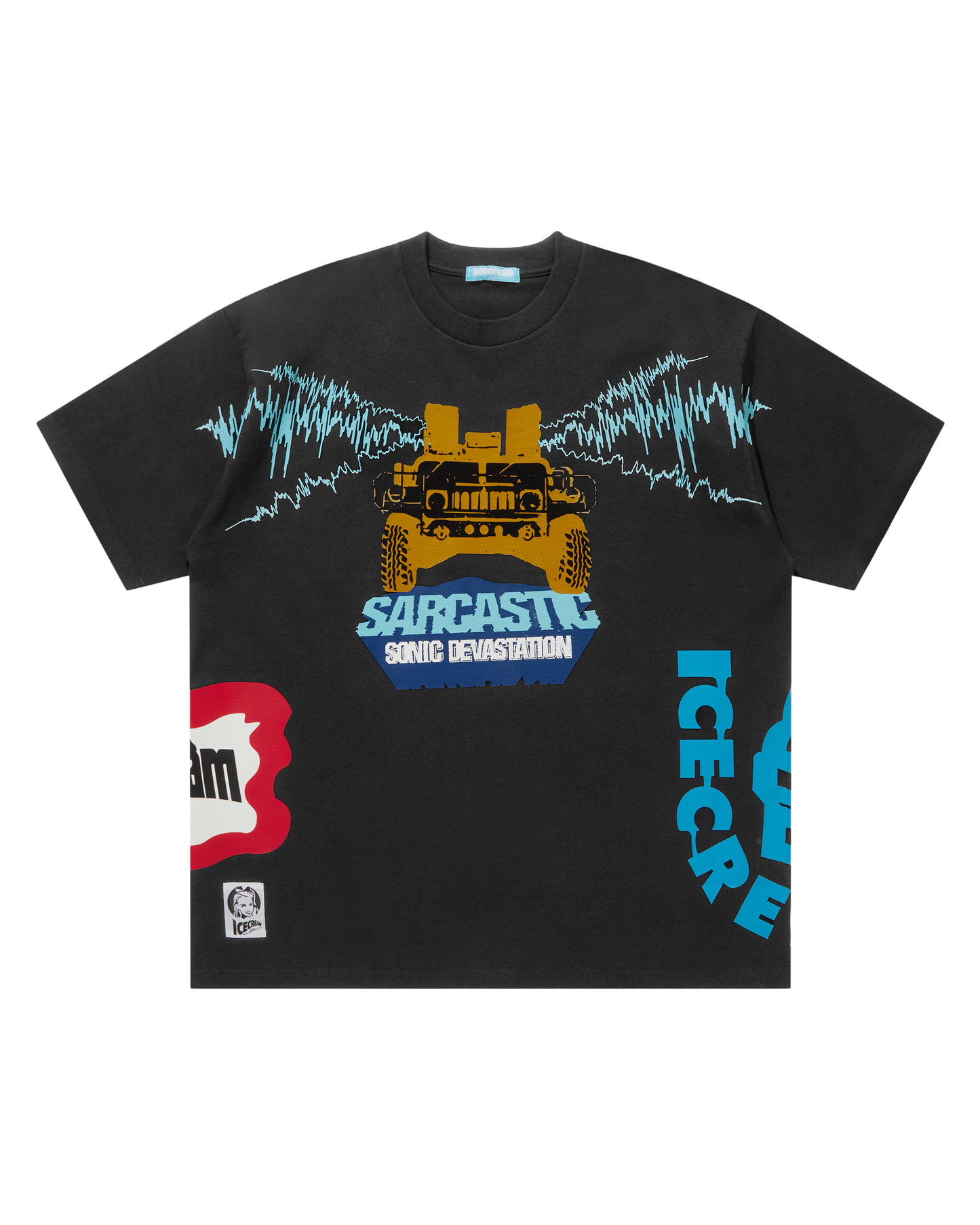 Icecream x Sarcastic Cotton T-Shirt Sonic Devastation