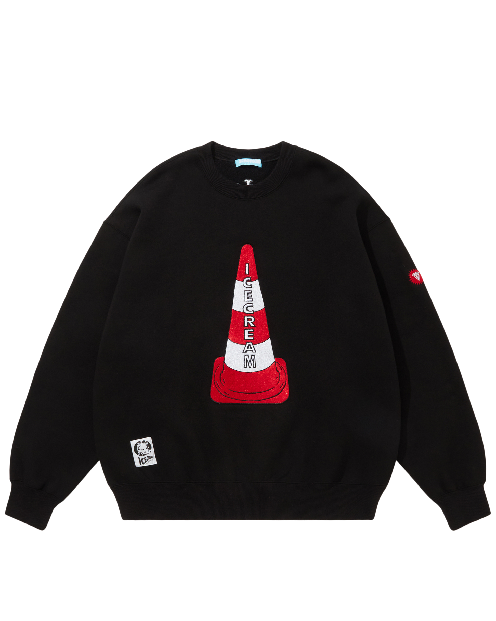 Embroidered Logo Sweatshirt Icecream