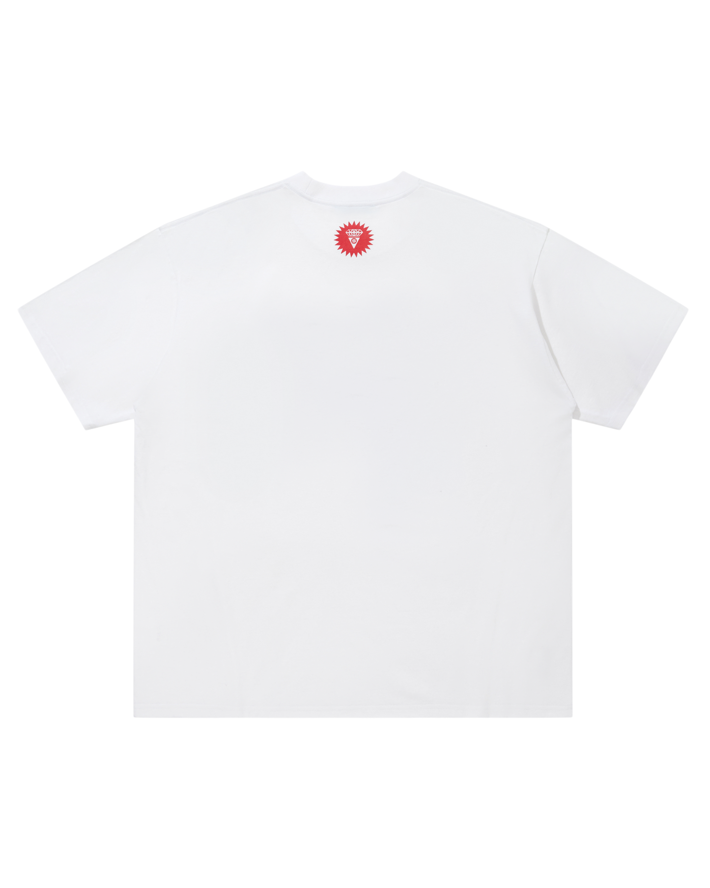 Applique Logo Cotton T-Shirt Running Dog