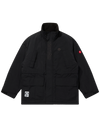Embroidered Logo Nylon Coat