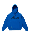 Overdyed Hoodie Running Dog