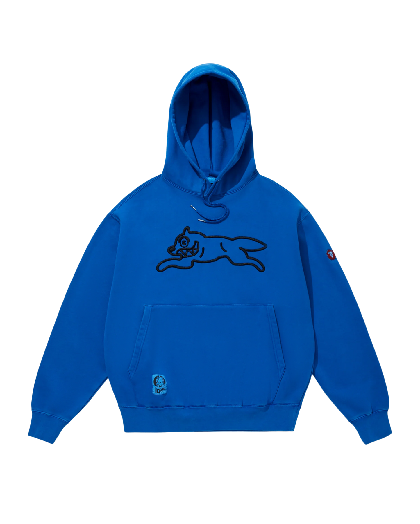 Overdyed Hoodie Running Dog