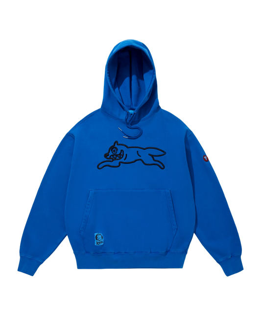 Overdyed Hoodie Running Dog