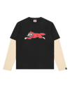 Running Dog Layered LS T-Shirt