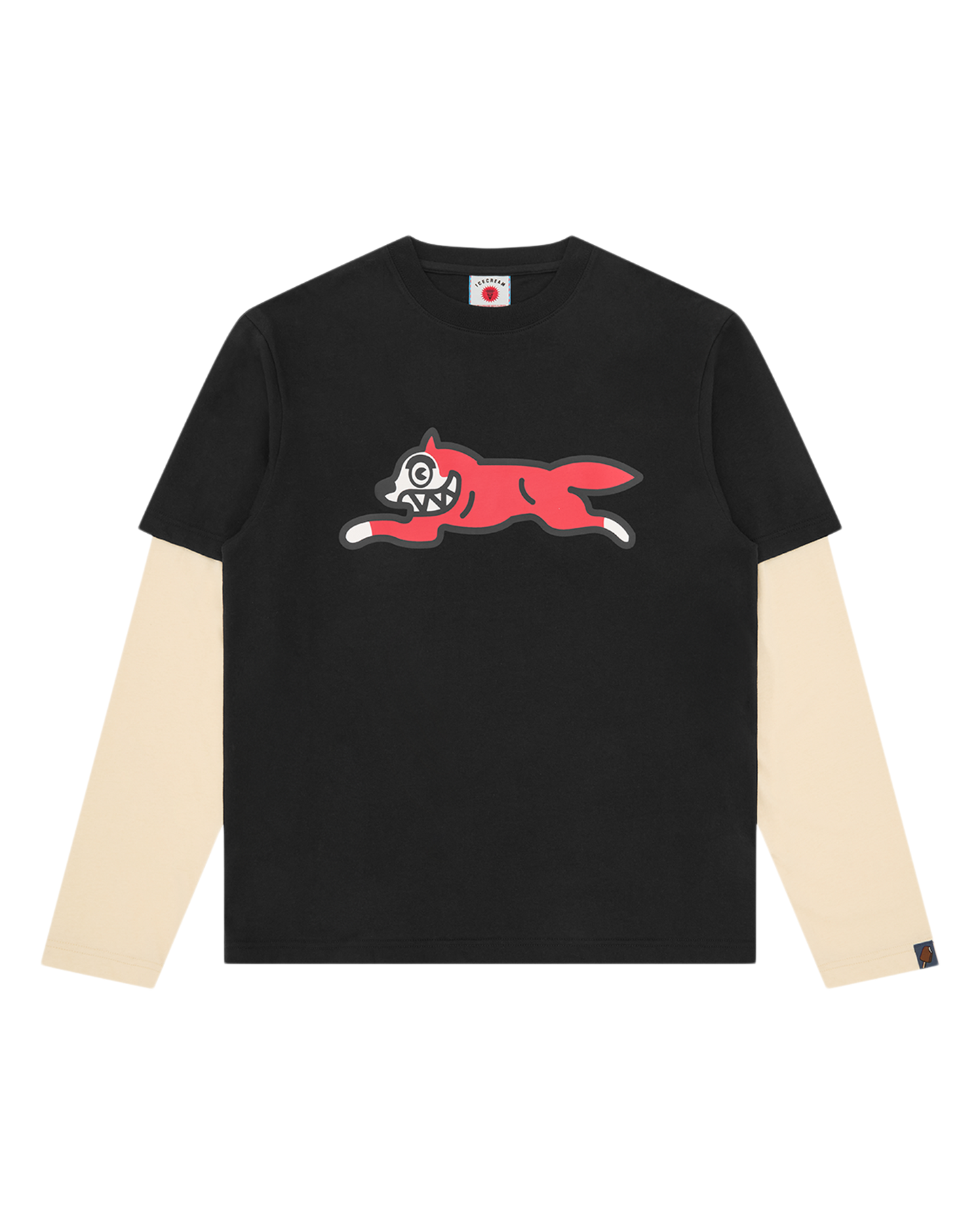Running Dog Layered LS T-Shirt