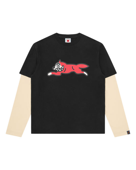 Running Dog Layered LS T-Shirt