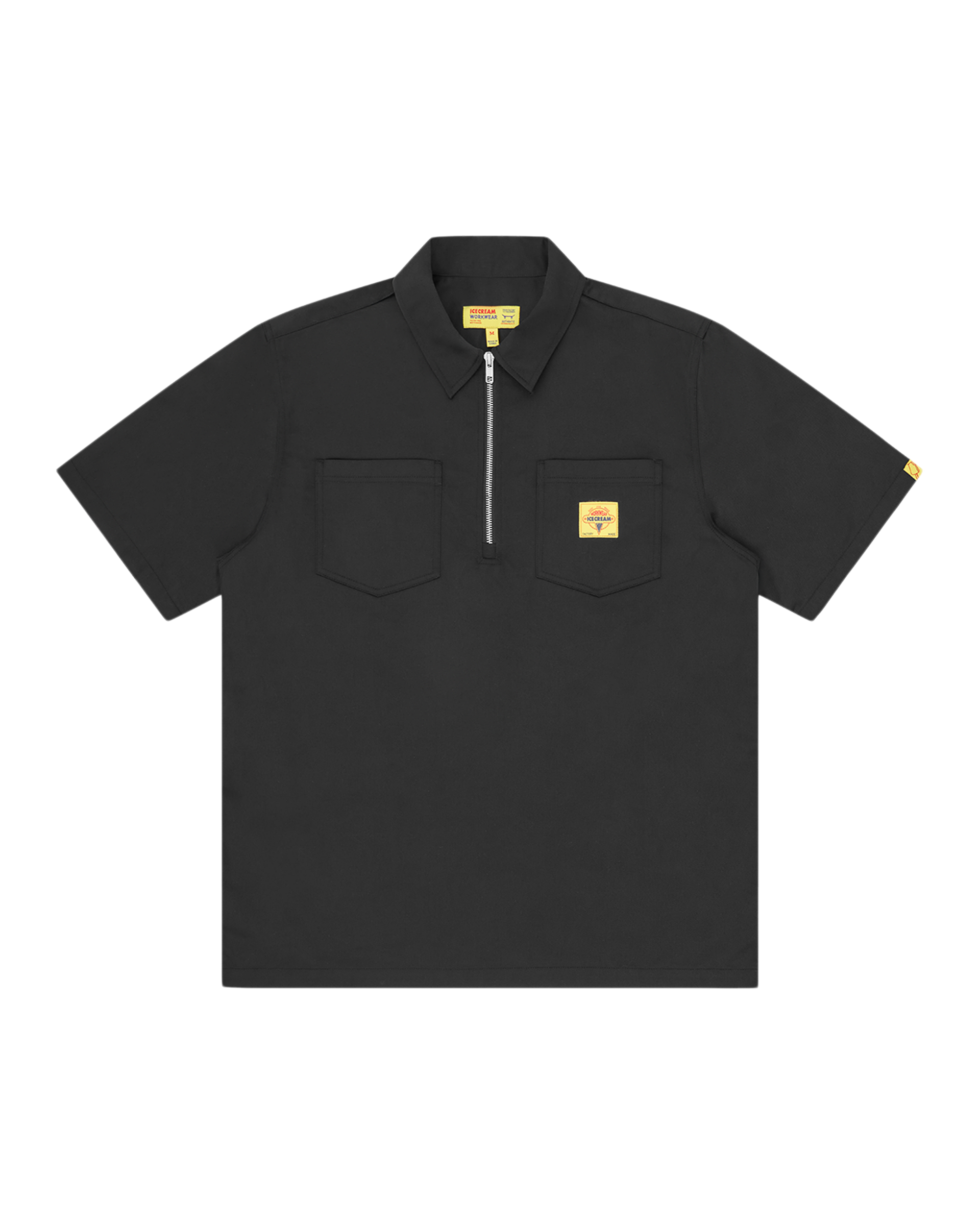 トップス erikokatori pomor velor zip shirt Waitress Quarter Zip Work Shirt – Billionaire Boys Club