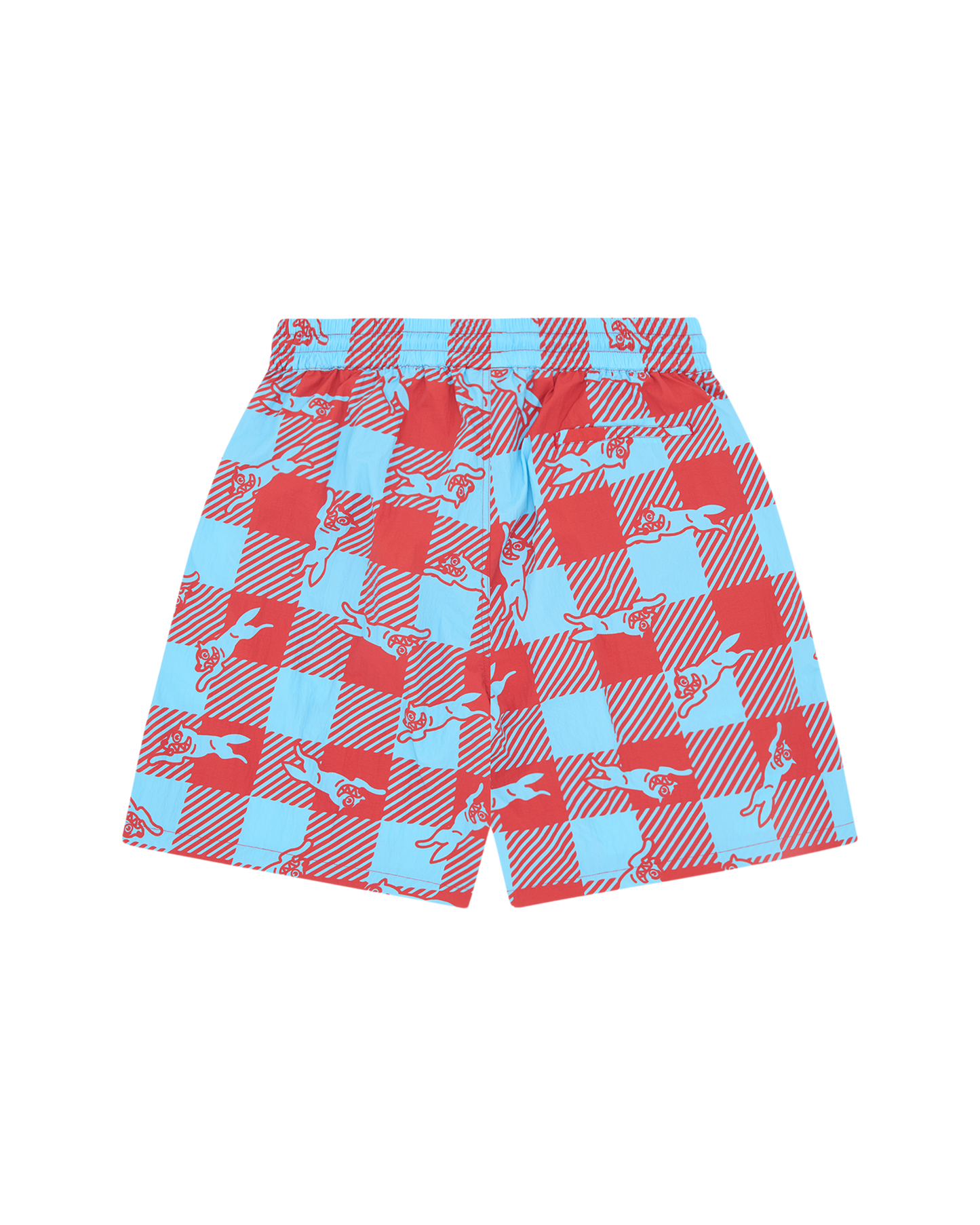 Checker Running Dog Swim Shorts