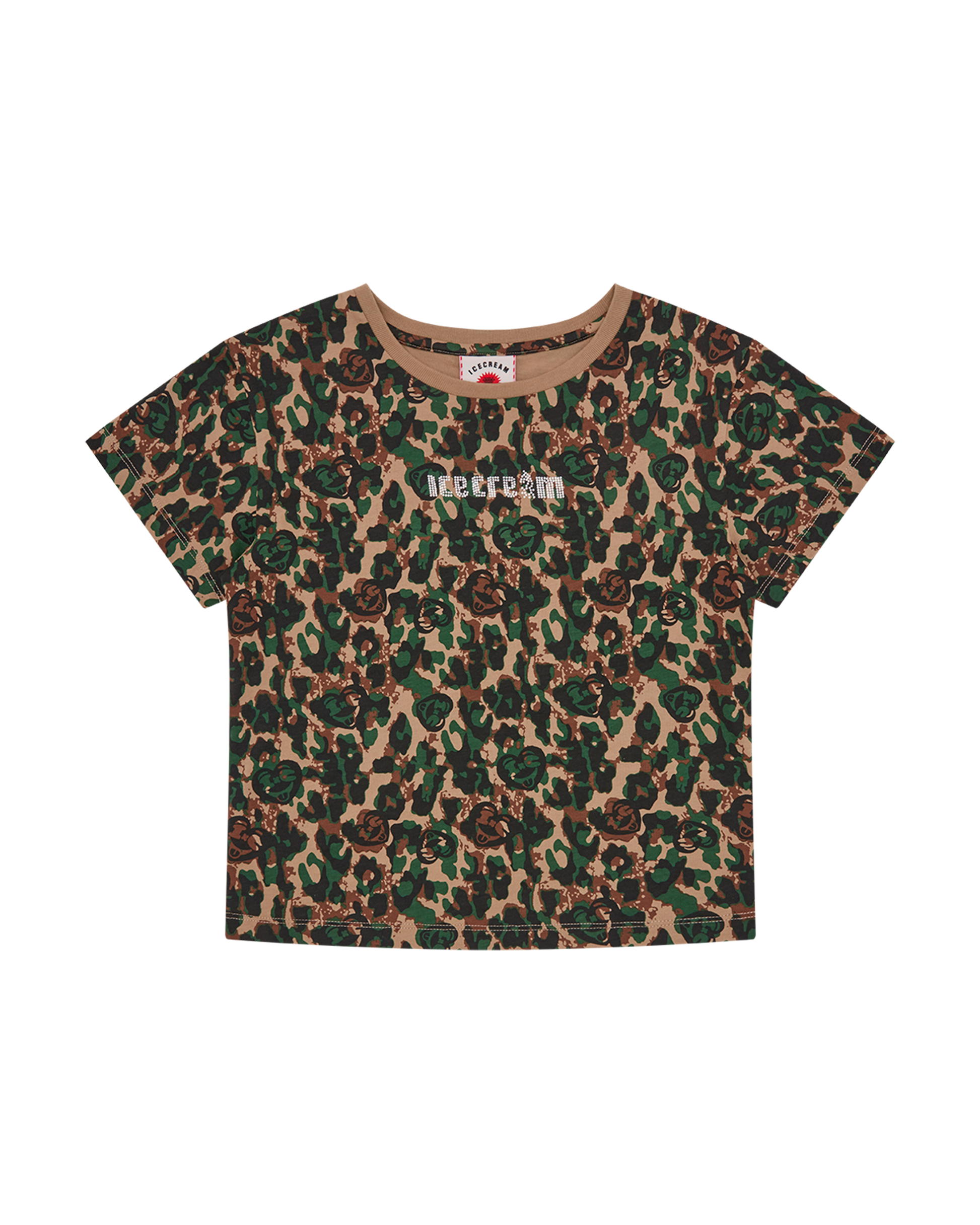 Womens Crystal Soft Serve Baby Tee