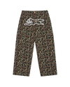 Womens Running Dog Woodland Camo Cargo Pants