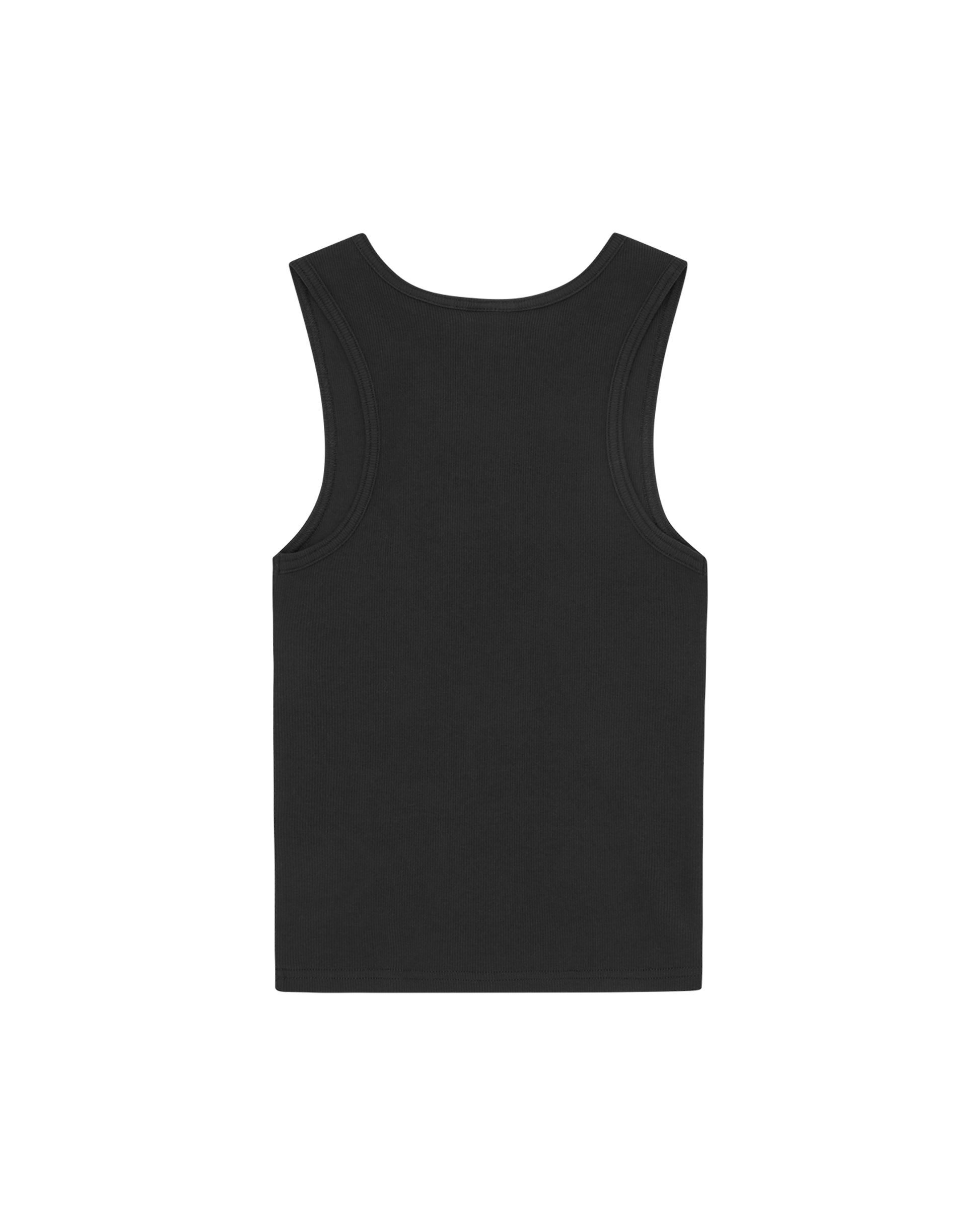 トップス chieko+ round-back zip vest 38 Zip Vest / BLACK – &her